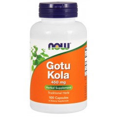 Готу Кола NOW Gotu Kola 450 mg - 100 вег.капсул