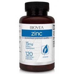 Цинк Biovea Zinc 15mg - 120 капсул