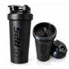RPS nutrition шейкер спортивный с сеточкой - 600 мл (черный) (фото-0)