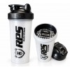 RPS nutrition шейкер спортивный с сеточкой - 600 мл (белый прозрачный) (фото-0)