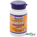 NOW Vitamin D3 2000 ME - 240  гелевых капсул