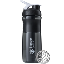 BlenderBottle SportMixer - 820 мл (черно-белый)
