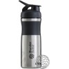 BlenderBottle SportMixer Stainless стальной - 828 мл. (черный) (фото-0)