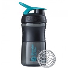 BlenderBottle SportMixer - 591 мл (черный-морской)