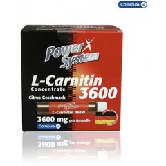 Power System L-Carnitin Liquid 20х25мл - 3600мг