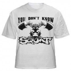 Футболка с печатью "You do not know"