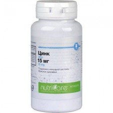 Nutricare Цинк 15 мг - 60 таблеток