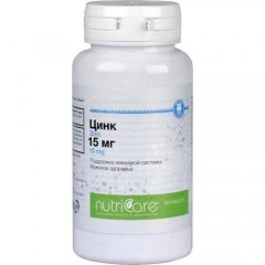 Nutricare Цинк 15 мг - 60 таблеток