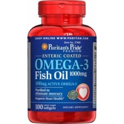 Puritan's Pride OMEGA-3 FISH OIL 1000 MG (100 softgels)