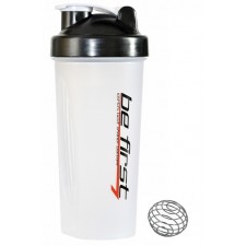 Be First Шейкер с шариком с черной крышкой - 600 Мл (спираль)