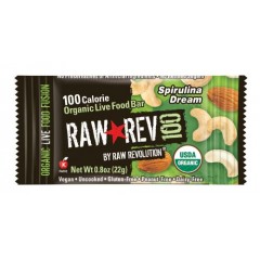 Raw Revolution - 100 Calorie Organic Live Food Bar Spirulina Dream - 22 грамма
