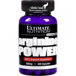 Ultimate Nutrition Arginine Power 800 mg - 100 капсул