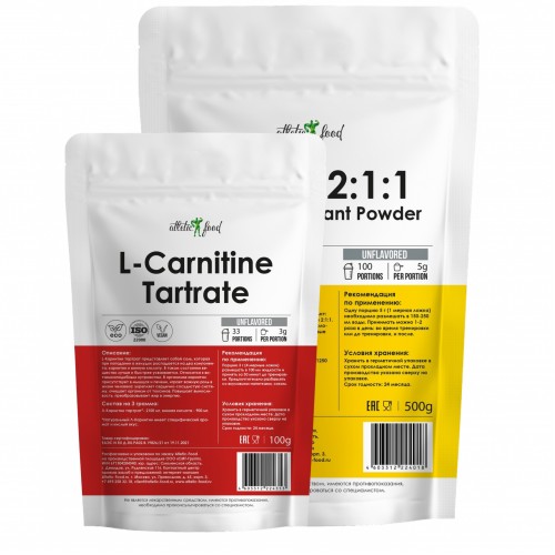 Набор BCAA 2:1:1 + L-Carnitine Tatrate