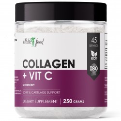 Atletic Food 100% Pure Collagen Peptides + Vitamin C - 250 грамм (со вкусом) клубника