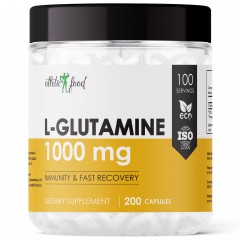 Л-Глютамин Atletic Food L-Glutamine 1000 mg - 200 капсул