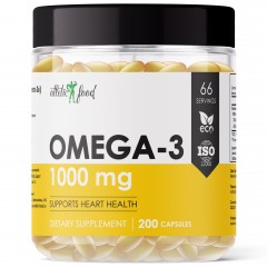 Отзывы Рыбий жир Омега-3 Atletic Food Omega-3 1000 mg - 200 гелевых капсул