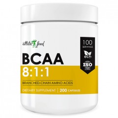 Незаменимые аминокислоты БЦАА Atletic Food BCAA 8:1:1 1000 mg - 200 капсул