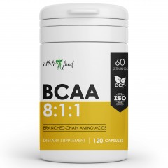 Незаменимые аминокислоты БЦАА Atletic Food BCAA 8:1:1 1000 mg - 120 капсул