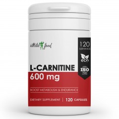 Л-Карнитин база Atletic Food L-Carnitine 600 mg - 120 капсул