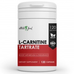 Отзывы Л-Карнитин тартрат Atletic Food 100% Pure L-Carnitine Tartrate 600 mg - 120 капсул