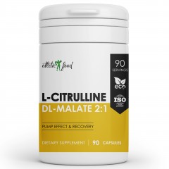 Л-Цитруллин Atletic Food L-Citrulline DL-Malate 500 mg - 90 капсул