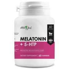 Atletic Food Мелатонин Melatonin 10 mg + 5-HTP 50 mg - 60 капсул