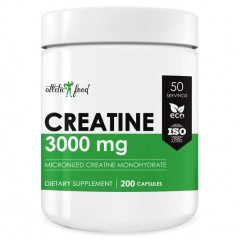 Отзывы Креатин моногидрат Atletic Food Micronized Creatine 3000 mg - 200 капсул