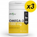 Atletic Food Рыбий жир Омега-3 Omega-3 1000 mg - 270 гел.капсул (3 шт по 90 капс)