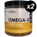 Atletic Food Рыбий жир Омега-3 Omega-3 1000 mg - 400 гел.капсул (2 шт по 200 капс)