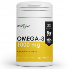 Рыбий жир Омега-3 Atletic Food Omega-3 1000 mg - 90 гелевых капсул