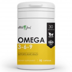 Отзывы Жирные кислоты Омега 3-6-9 Atletic Food Omega 3-6-9 1000 mg - 90 гелевых капсул