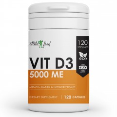 Отзывы Витамин Д3 125 мкг Atletic Food Vitamin D3 5000 ME - 120 капсул