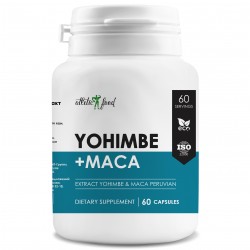 Atletic Food Yohimbe Extract 100 mg (HCL 4 mg) + MACA 400 mg - 60 капсул