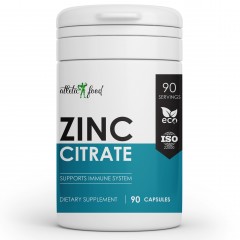 Цинк цитрат Atletic Food Zinc Citrate 25 mg - 90 капсул