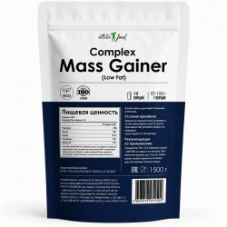 Atletic Food Гейнер Complex Mass Gainer ( Low Fat ) - 1500 грамм