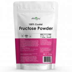 Отзывы Натуральный сахарозаменитель Фруктоза Atletic Food 100% Crystal Fructose Powder - 500 грамм