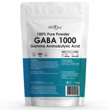 Atletic Food 100% Pure Powder GABA 1000 mg - 100 грамм