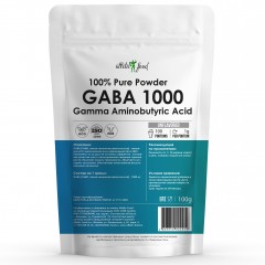 Гамма-аминомасляная кислота Atletic Food 100% Pure Powder GABA 1000 mg - 100 грамм