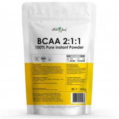 Atletic Food 100% Pure BCAA Instant 2:1:1 - 500 грамм