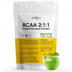 Atletic Food BCAA 2:1:1 Instant Flavored Powder - 500 грамм (со вкусом) яблоко