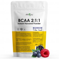 Atletic Food BCAA 2:1:1 Instant Flavored Powder - 500 грамм (со вкусом) лесные ягоды