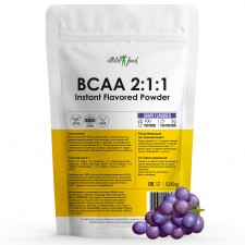 Atletic Food BCAA 2:1:1 Instant Flavored Powder - 500 грамм (со вкусом)