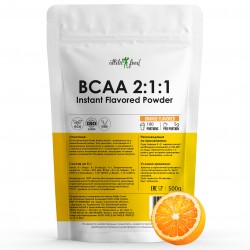 Atletic Food BCAA 2:1:1 Instant Flavored Powder - 500 грамм (со вкусом) апельсин