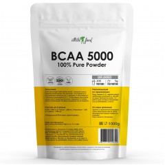 Отзывы Atletic Food 100% Pure BCAA 5000 (2:1:1) - 1000 грамм (без вкуса)