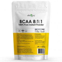 Atletic Food 100% Pure BCAA 8:1:1 Instant - 1000 грамм