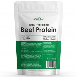 Atletic Food Говяжий протеин 100% Hydrolized Beef Protein - 500 грамм (без вкуса)