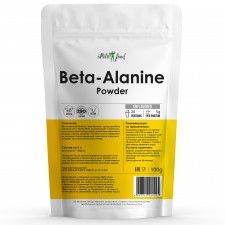 Atletic Food Бета-аланин Beta-Alanine Powder - 100 грамм