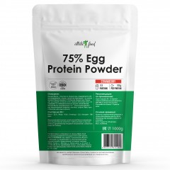 Яичный протеин Atletic Food 75% Egg Protein Powder - 1000 грамм (со вкусом)