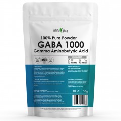 Отзывы Гамма-аминомасляная кислота Atletic Food 100% Pure Powder GABA 1000 mg - 50 грамм