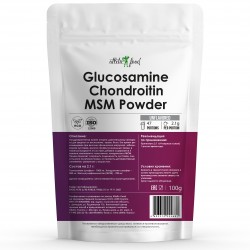 Atletic Food 100% Glucosamine Chondroitin + MSM - 100 грамм